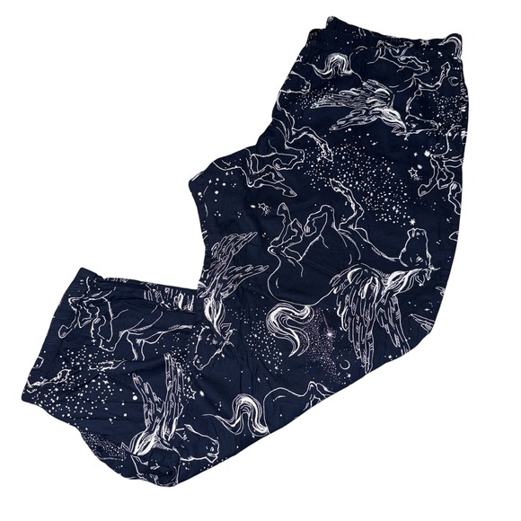 Victorias Secret XXL Pajama Pants Pegasus Celestial Print Loungewear jogger - Picture 1 of 5